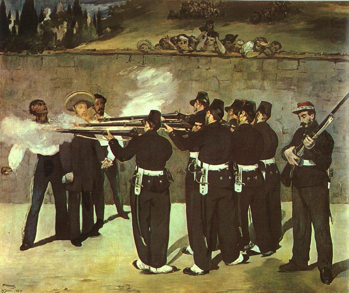 Edouard Manet The Execution of the Emperor Maximillion china oil painting image